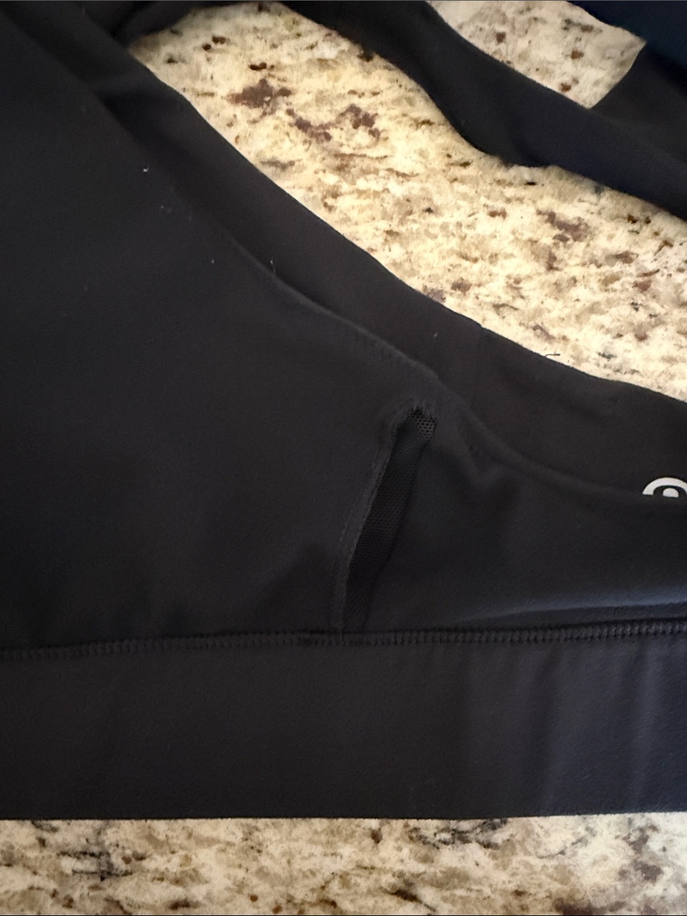Lululemon Black Sweet Awakenings Bra Wrap w/keyhole Racerback Bralette Sz 10 - Picture 8 of 12